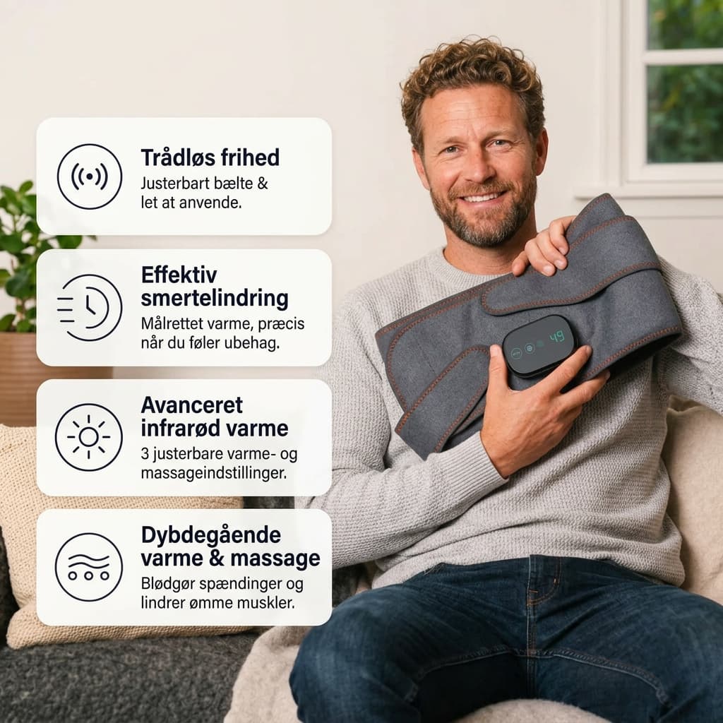 Infrarød massagebælte – effektiv lindring af ryg- og lændesmerter