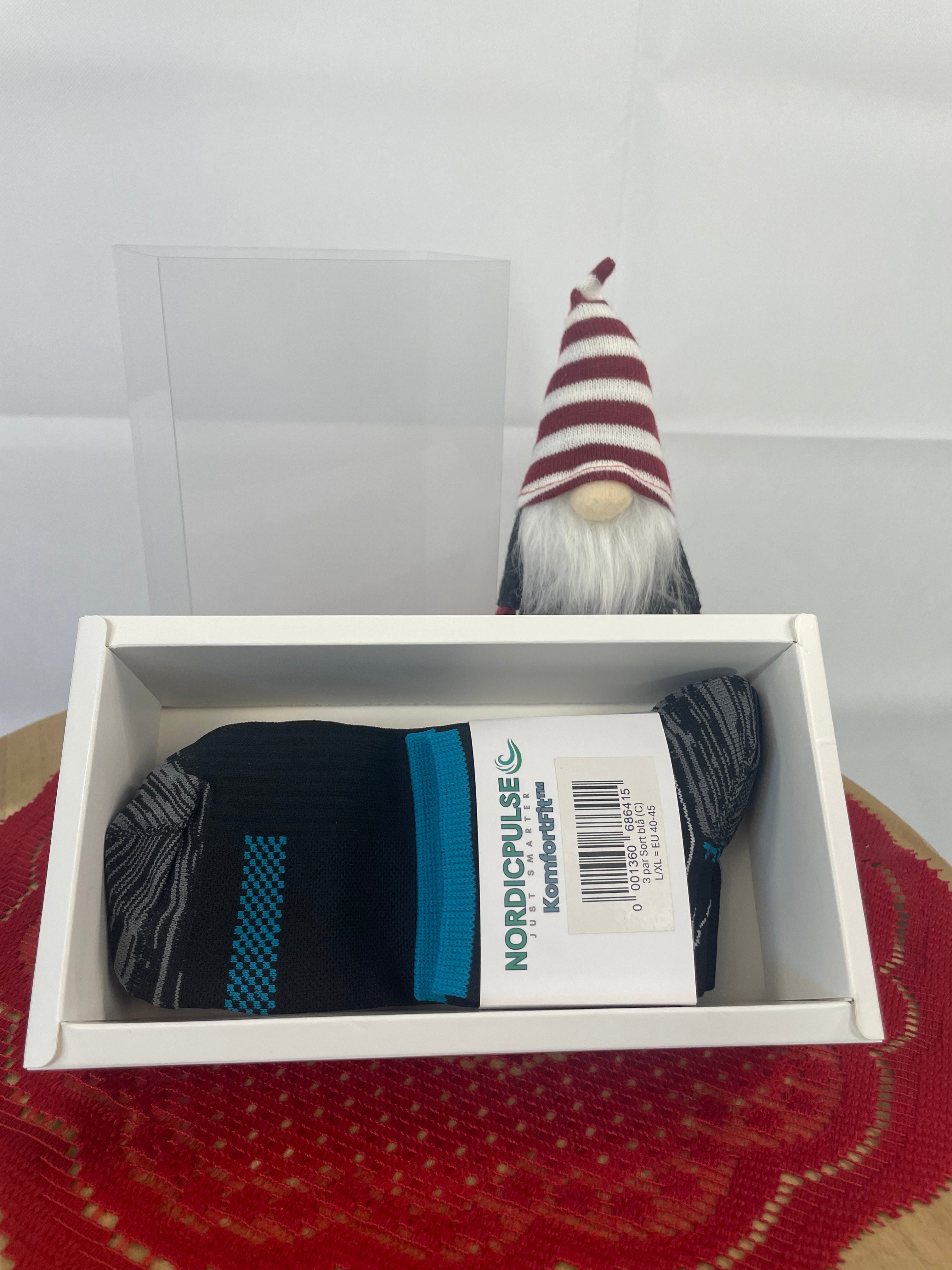 Tom gaveæske til 1 pakke KomfortFit™ klar front