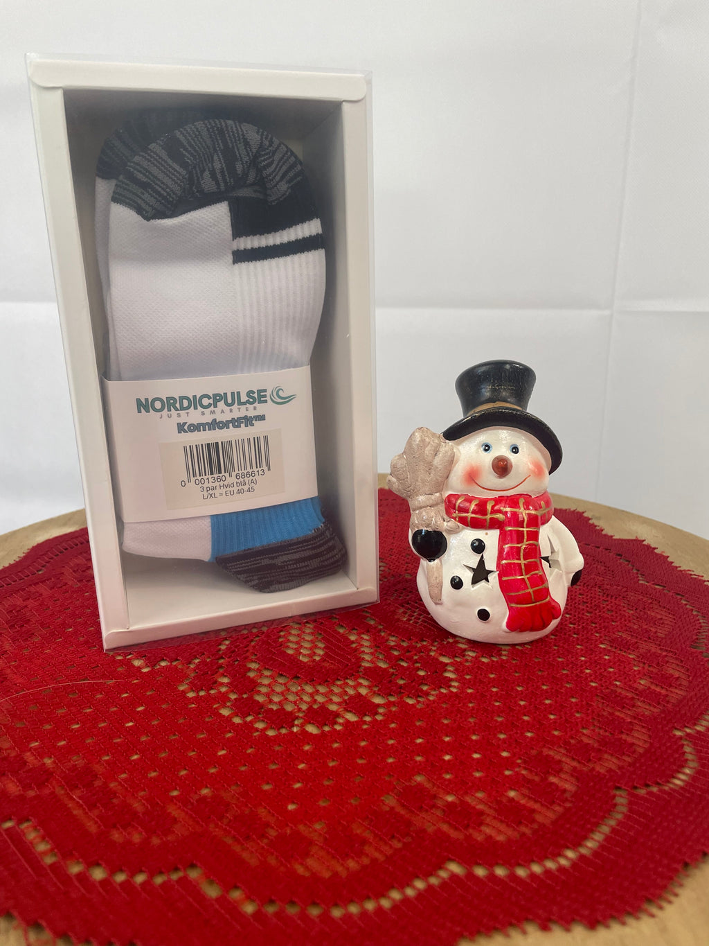 Tom gaveæske til 1 pakke KomfortFit™ klar front